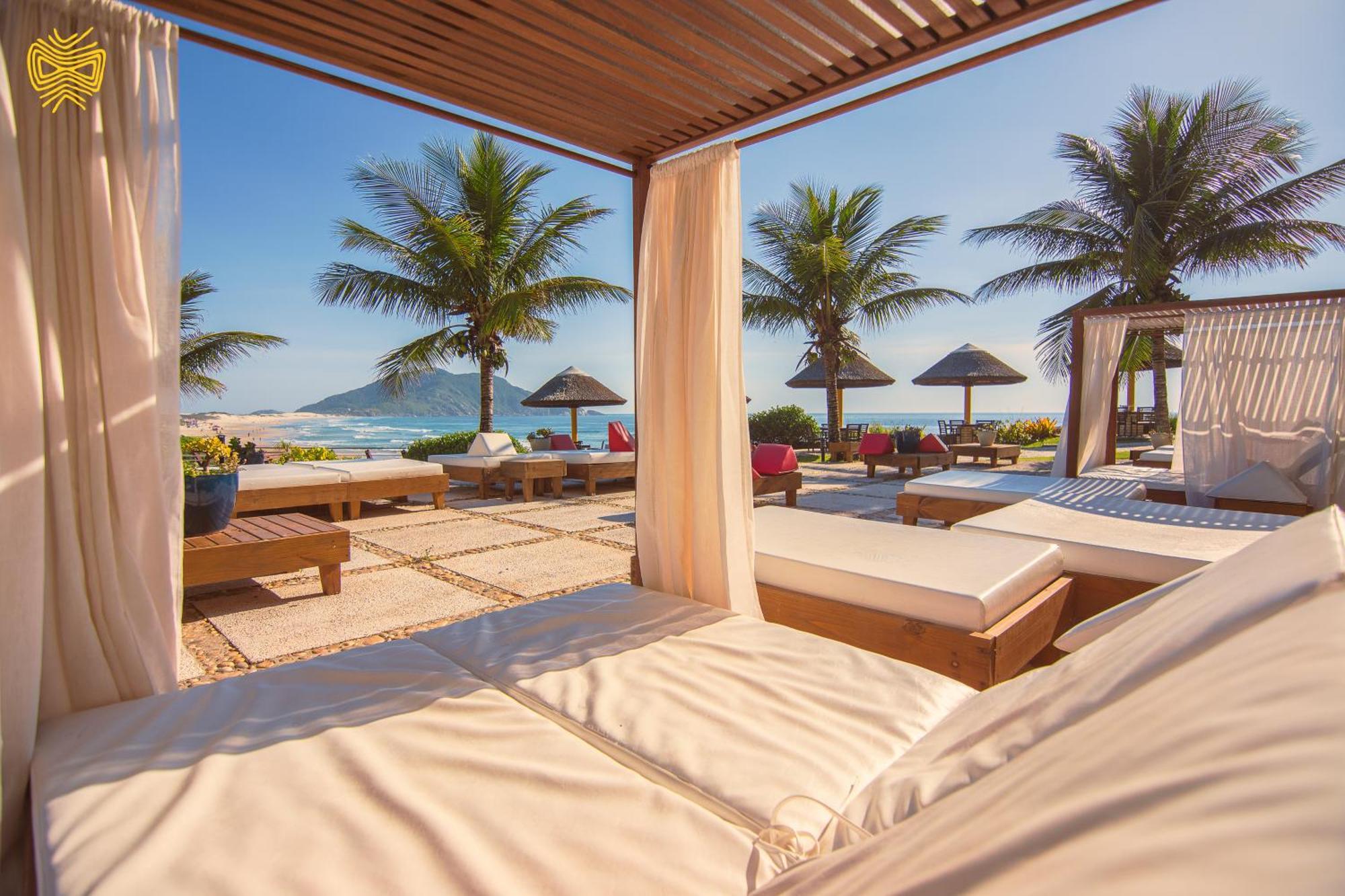 Costao Do Santinho Resort All Inclusive Флорианополис Экстерьер фото The beach at the resort